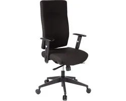 hjh office Pro-Tec 300 - Chaise de bureau - Tissu - Zwart