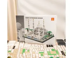 Sheikh Zayed Moskee Bouwset – Abu Dhabi – 1463 Bouwstenen – Architectuur Model - Ramadan