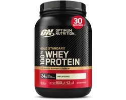 Optimum Nutrition Gold Standard 100% Whey Protein - Unflavoured (Natural) - Proteine Poeder - Eiwitshake - 900 gram (28 servings)