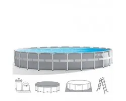 INTEX- Prism-Frame-Ensemble Piscine-610x132-cm-26756GN