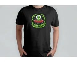 I hate people - T Shirt - AlienVibes - SpaceAdventure - GalacticJourney - UFOsighting - RuimteAvontuur - GalactischeReis - UFOWaarneming - SterrenVerkenning