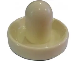 TopTable Air hockey Poussoir noir Yellow clair 96mm