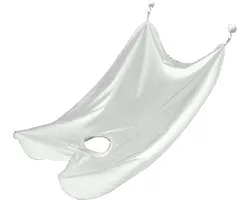 Baard Schort Scheer Cape Scheer Schort Baardschort Beard Cape Baard Verzorging - Wit