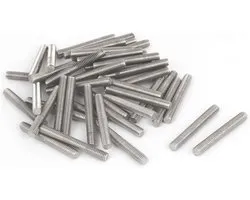 sourcingmap M6 x 45mm Mannelijke draad 304 RVS staaf Studs Hardware 20 Stks