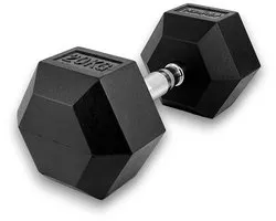 1 Dumbbell Hex de 20 kg