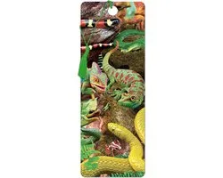 3D LiveLife Bookmark - Curious creatures from Deluxebase A creature bookmark with lenticular 3D illustrations licensed - ShopVlot