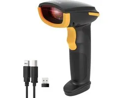 Inateck BCST-21 Barcodescanner, bluetooth, 1D handheld barcodescanner, draadloze handscanner, ondersteunt zelf ontwikkelde app en SDK