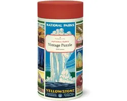Puzzle Vintage Parcs nationaux - Posters - 1000 pièces - Cavallini & Co - Puzzle Parcs nationaux