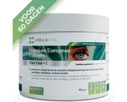 Collavita Pure Vital +C 155g Collagène en poudre Complément alimentaire - pour la peau, les cheveux et les ongles