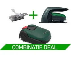 Robomow RK2000 - Robotmaaier - 2000 m² 45% Helling Combo deal (RK2000 + RK Robohome + messenset) - Randmaaifunctie - grasmaaier