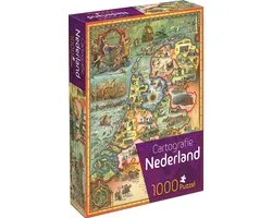 Cartografie Nederland (1000) - Tucker's Fun Factory Legpuzzel