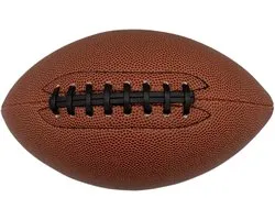 PU American Voetbal – Accessoire d'entraînement et d'entraînement de haute qualité pour une utilisation en intérieur et en Plein air – Forte adhérence et Durabilité pour les amateurs de football américain – Marron