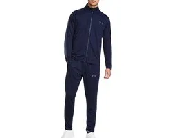 Under Armour UA Rival Knit Track Suit-BLU Heren Trainingspak - Midnight Navy - Grijs