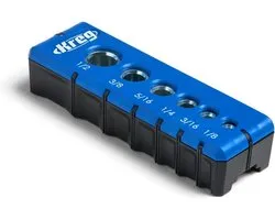 Kreg Guide de perçage portable - 6 guides de perçage trempés pour la menuiserie - Accessoire d'outil Craftsman - Cadeaux d'amélioration de maison de vacances pour lui