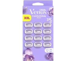 Gillette Venus ComfortGlide Breeze Recharges de lames de rasoir – 12 pièces – 3 lames – Pack avantageux XXL