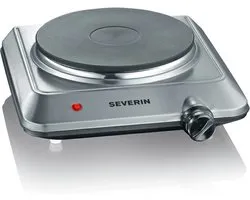 Severin KP 1092 - Kookplaat - elektrisch - 1-pits - RVS - 1500W