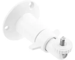 Camera-muurbeugel voor buiten, camerahouder met 1/4 inch schroefdraad, camera-wandhouder voor EufyCam s3 pro Arlo Blink-ring, aluminiumlegering, houder voor binnen en buiten, wit