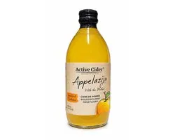 Active Cider Appelazijn Gember & Kurkuma – Biologisch, Rauw & Ongefilterd – Appelciderazijn – With the Mother – 500ml