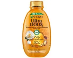 Garnier - Shampoing Ultra Doux - Huiles Merveilleuse Argan & Camélia
