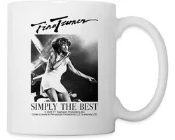 Tina Turner Simply The Best Met Handtekening Mok