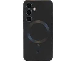 ShieldCase Magnetisch hoesje met lens protectie - geschikt voor Samsung Galaxy S24 Plus / S25 Plus - TPU Samsung Galaxy S24 Plus / S25 Plus hoesje - geschikt voor MagSafe - lens bescherming - zwart