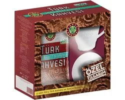 Kahve Dünyası - Café Turc - Medium Roasted 4x100g + Tasse - Fincan Hediyeli