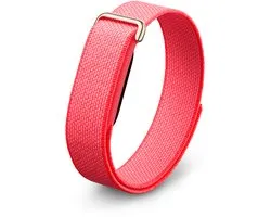 Google Fitbit Air Berry - Activitytracker - Met roze Actiesportbandje met klittenband