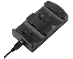 Dual Oplaadstation voor PS3 Controllers en MOVE Controllers - 2-in-1 Oplader met LED Indicator