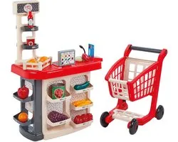 Ecoiffier 100% Chef Winkelbalie en Winkelwagen - 20dlg.