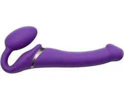 Strap-On-Me Strap On Me - Strapless Vibrerende Voorbind Dildo - Maat M - Paars