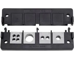 Icotek KEL-Quick 16/8 Kabelinvoeringsplaat Polyamide Zwart 1 stuk(s)