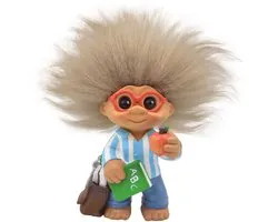 Spring Copenhagen Good Luck Trolls - Everyday Trolls “The Teacher" Polyresin Sheepskin H9xL5cm 114g (made in China) speelgoedfiguur kinderen
