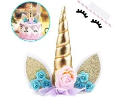 DKvani - Unicorn - Eenhoorn - Cake topper - cake - taartdecoratie - versiering