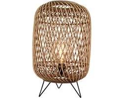Chericoni Nature Diagonaal Tafellamp - 1-lichts - Bruin - Bamboe, Hout