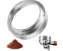 51mm Coffee Dispensing Ring for De'Longhi Dedica, Magnetic Dosing Funnel for EC680/EC685 Sieve Holder, Aluminum - ShopVlot