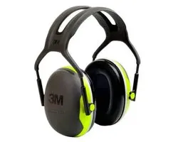 3M Peltor X4 - protection auditive - SNR 33 dB - noir avec néon vert