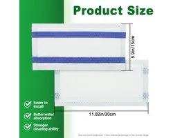 Convient pour Swiffer Wet Jet Spray Drag Mat absorbant la saleté collée tapis de nettoyage de sol jetable 10 pièces