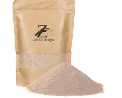 ZoeZo Design - Sable à bougie - 400 g - Couleur sable - Fabrication de Bougies DIY - Réutilisable - Comprend 4 mèches - Durée de combustion de 50 heures - Sable à bougie - Cire à bougie - Poudre à bougie - Bougie unique