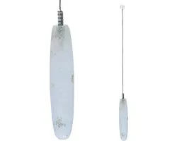 Biotensor met verenstalen spriet - Handvat Bergkristal - 28cm - Staal