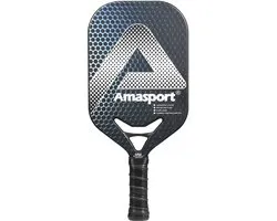 Pickleball Paddle JP80-1 Zilver – Carbon Paddle – Power & Control – AMA Sport