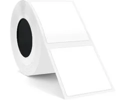 SUPVAN Labels Self Adhesive Waterproof for T50M Label Printer (50mm x 170mm), 45 Per Roll, Black on White - ShopVlot