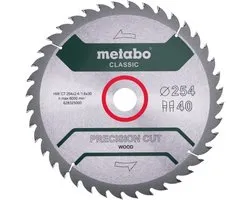 Metabo Cirkelzaagblad | Precision Cut Classic | 254x30mm | Z40 WZ 20°