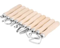 Craft tool-10st Clay Pottery Sculpture Wax Soap Modeling Carving Tools Set