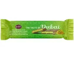 Elit Kadayif Kunafah en Antep Pistachecreme pistache creme Gevulde Dubai chocolade reep 30gr - Elit Kadayif ve Antep Fistikli Krema Dolgulu Dubai Çikolatasi 30gr- Dubai Chocolate Filled with Kadayif and Pistachio Cream 30gr