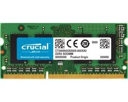 Crucial 4GB DDR3L SODIMM 1600MHz (1 x 4 GB)