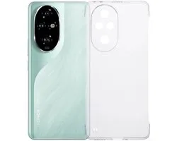 Coque fine transparente en TPU adaptée pour Honor 200 Pro | Coque arrière | Poids léger | Très mince | Flexible | Doux | Transparent