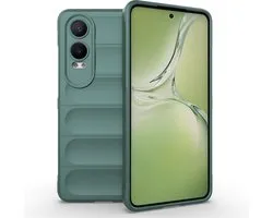 MobyDefend Hoesje - Geschikt voor OnePlus Nord CE 4 Lite - TPU Gripcase - Groen