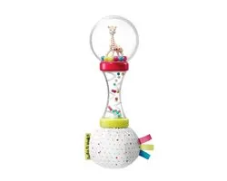 Sophie de giraf Zachte Maracas Rammelaar - Babyspeelgoed - Kraamcadeau - Babyshower cadeau - In witte geschenkdoos - Vanaf 3 maanden - 6x6x17 cm