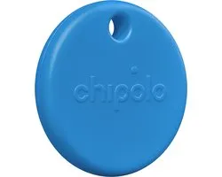 Chipolo - Pop - traceur Bluetooth et localisateur de clés - compatible iOS et Android - compatible Apple Find My et Android Find My Device - 120 dB - bleu - 1 pièce