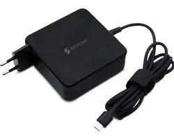 Siltcon® USB-C oplader 100W – USB C adapter – Snellader USB C – 15 tot 100W – 45W, 65W, 87W & 100W – Geschikt voor o.a. Windows Laptops, Tablets, Telefoons – 2 meter kabel